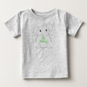 Elephant Baby Shower Safari T-Shirt