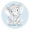 Elephant Baby Shower Thank You Favor Sticker