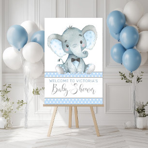 Elephant Baby Shower Welcome Sign