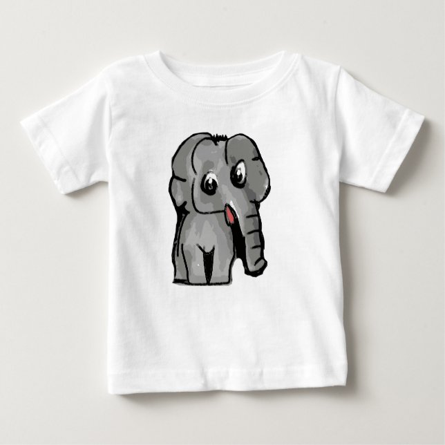 Elephant Baby T-Shirt (Front)