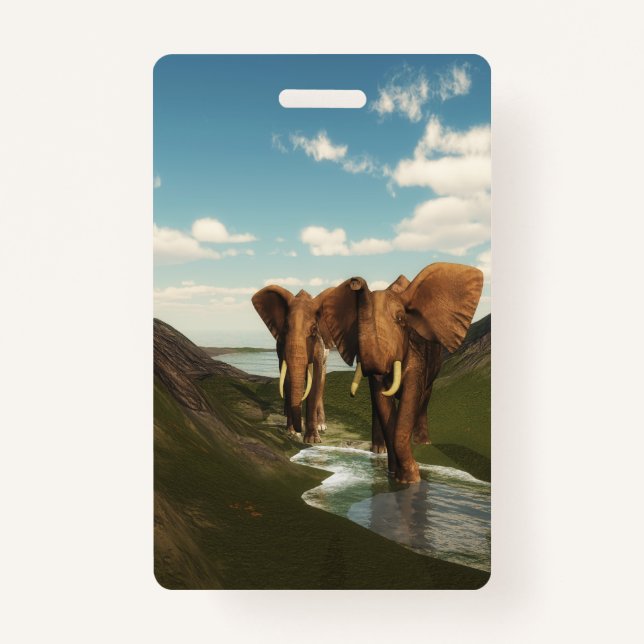 Elephant Badge (Front)