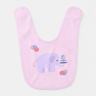 Elephant Balancing Act Bib