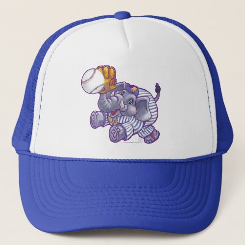Elephant Baseball Star Trucker Hat