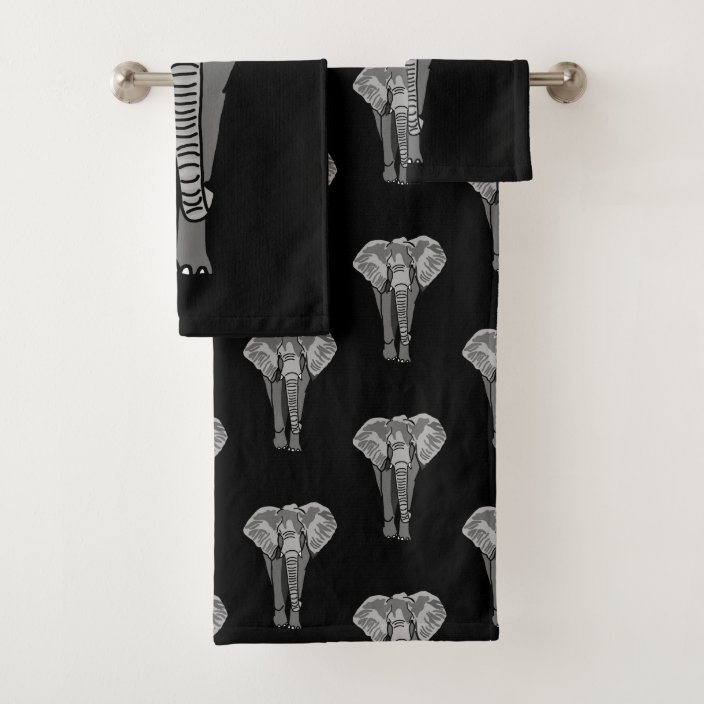 Elephant Bath Towel Set