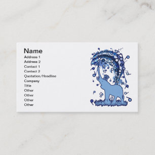 Elephant_Bathing Business Card