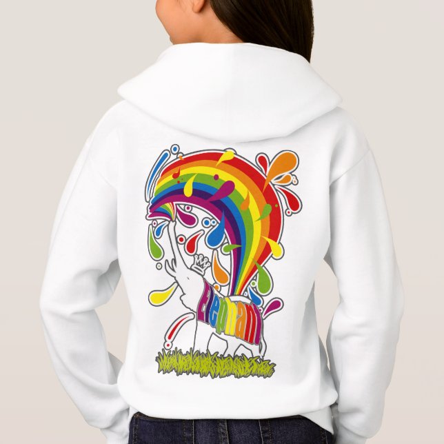 Elephant_Bathing Hoodie (Back)
