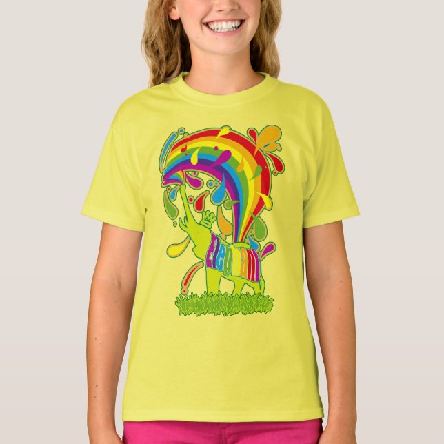 Elephant_Bathing T-Shirt (Front)