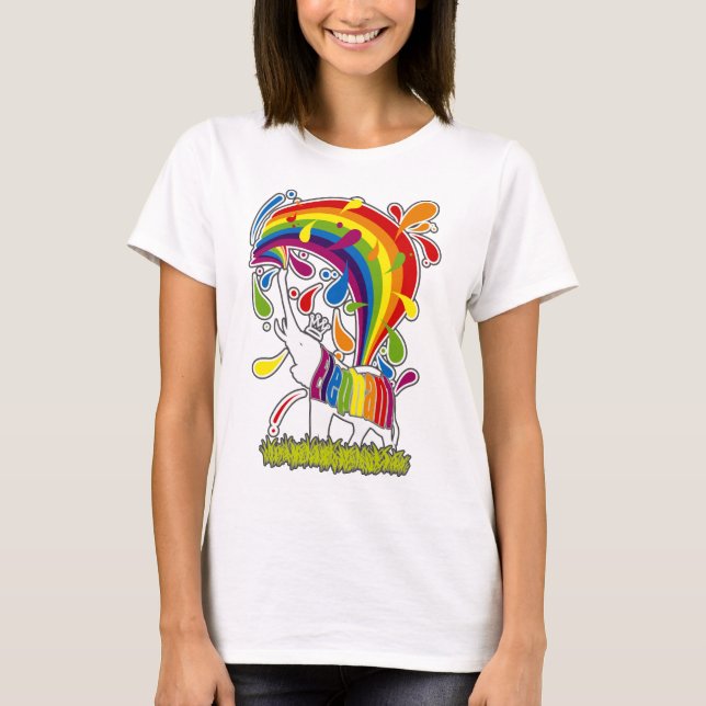 Elephant_Bathing T-Shirt (Front)