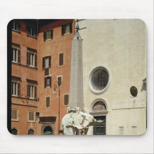 Elephant Bearing an Egyptian Obelisk, 1667 Mouse Pad