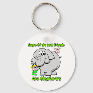 Elephant Best Friends Keychain