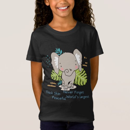 Elephant _ Big Animal _ Educate T_Shirt