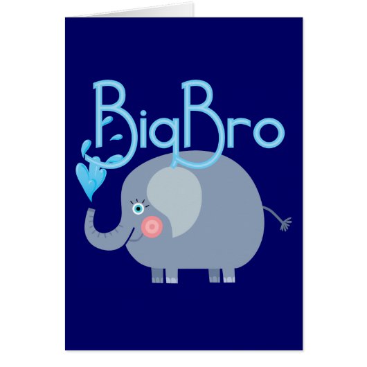 Elephant Big Bro Cards (Front)