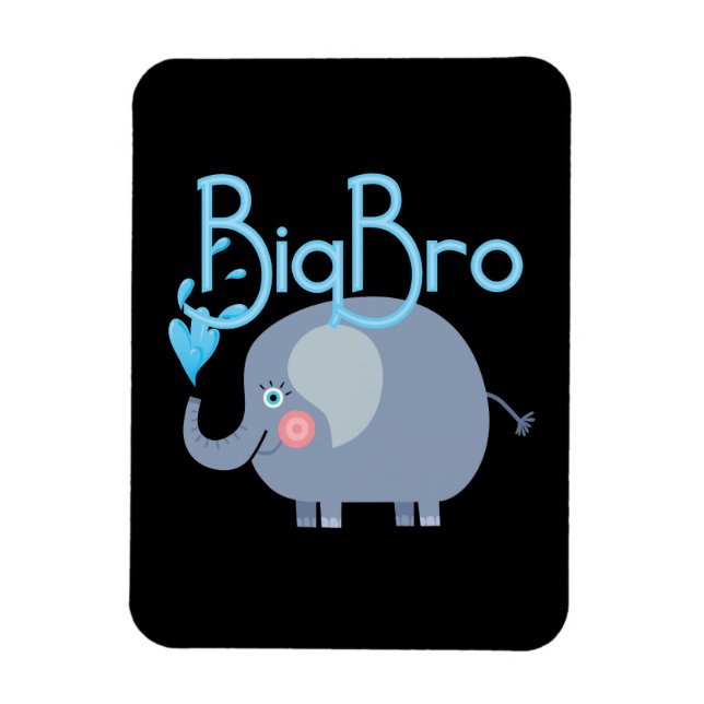 Elephant Big Bro Magnet (Vertical)