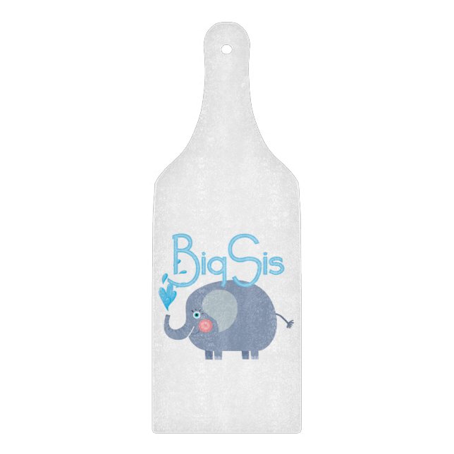Elephant Big Sis Cutting Board (Front)