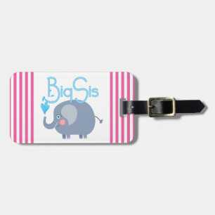 Elephant Big Sis Luggage Tag
