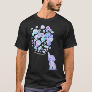 Elephant Blue Purple Balloons Suicide Prevention A T-Shirt