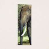Elephant bookmark Save My Place! (Back)