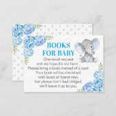 Elephant Books for Baby - Blue Book Request Card (Front/Back)