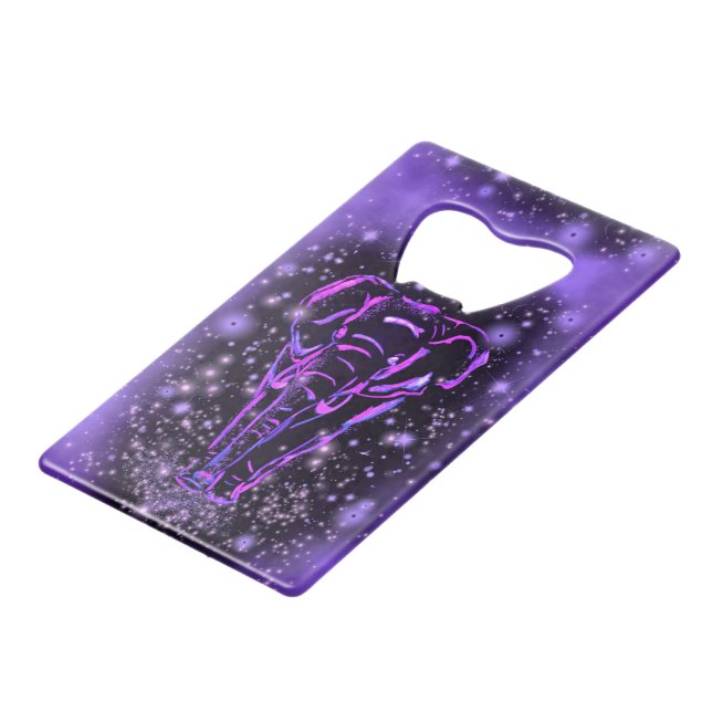 Elephant Bottle Opener Walking At Starry Night (Front Angled)