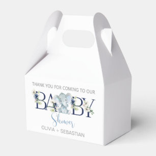 Elephant boy baby shower favor box, treats box. boxes