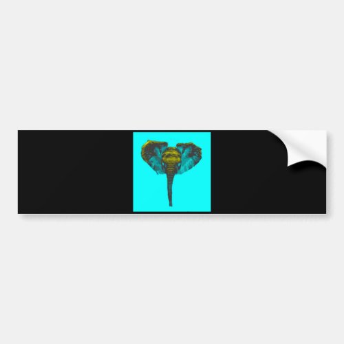 Elephant Bumper Sticker