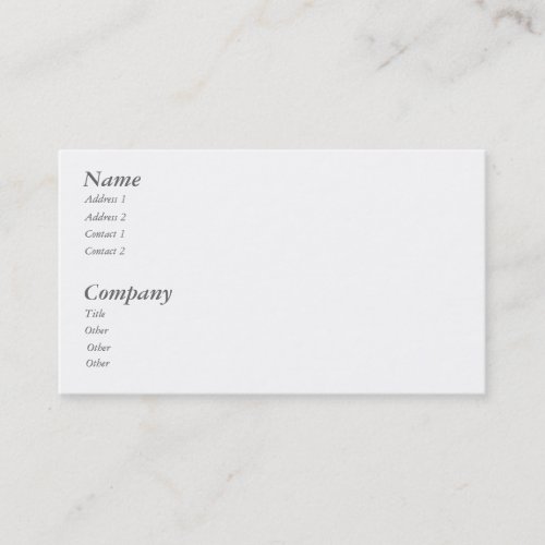 ELEPHANT BUSINESS CARD