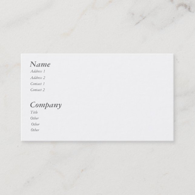 ELEPHANT BUSINESS CARD (Front)