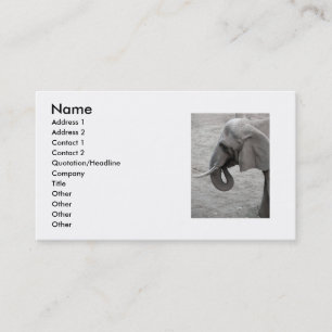 Elephant Business Card