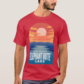 Elephant Butte Lake NM Retro Sunset  T-Shirt