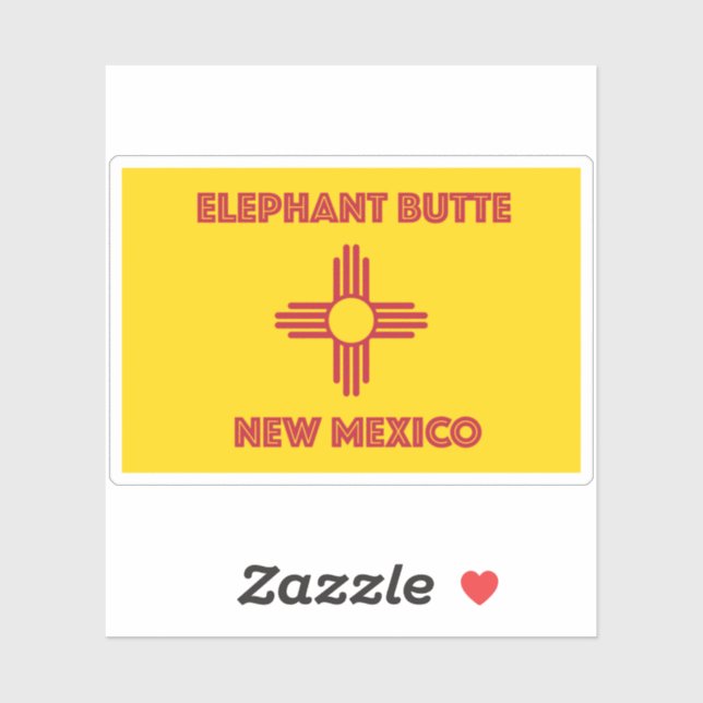 Elephant Butte NM Sticker (Sheet)