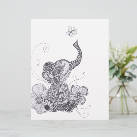 Elephant Butterfly (Standing Front)