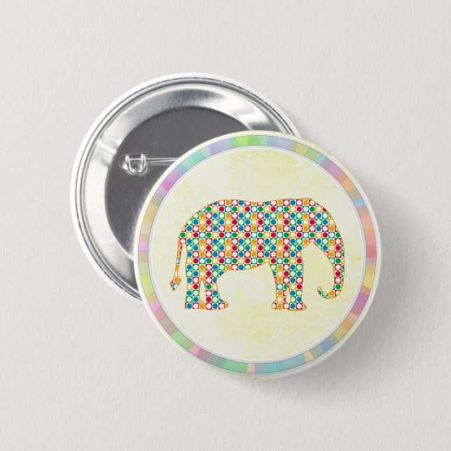 Elephant Button (Front & Back)