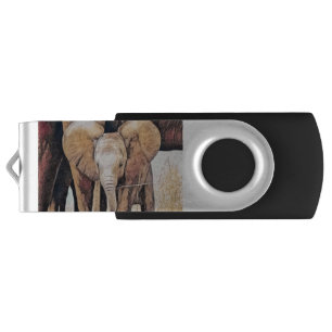 Elephant Calf Flash Drive