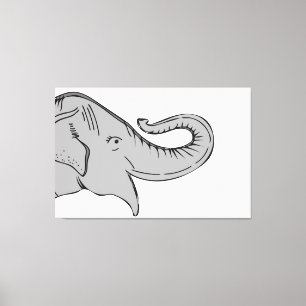 Elephant Canvas Print