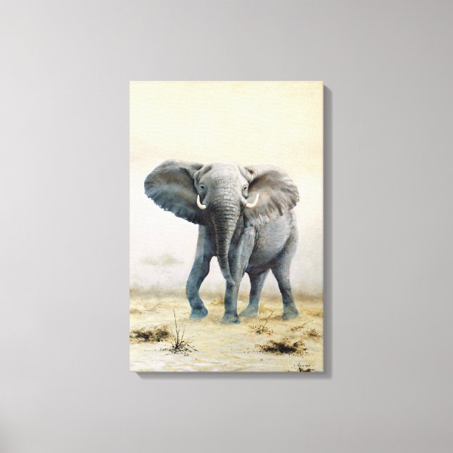 Elephant  canvas print (Front)