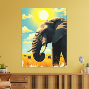 Elephant Canvas Print