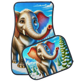 Elephant Car Floor Mat