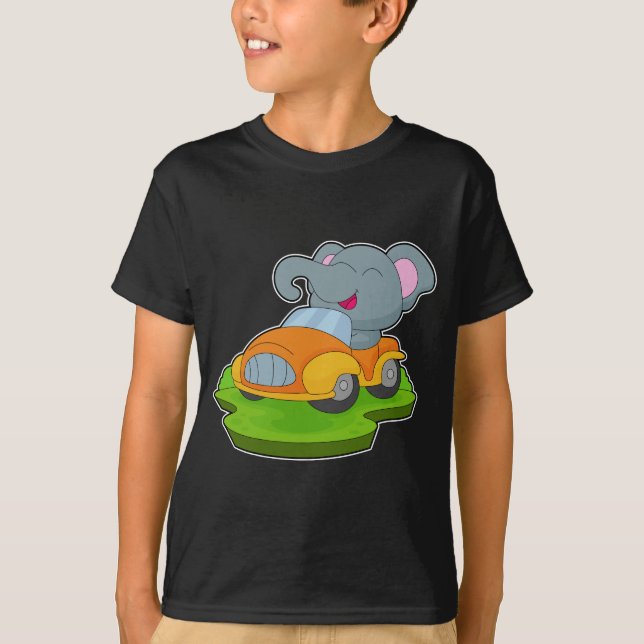 Elephant Car T-Shirt (Front)
