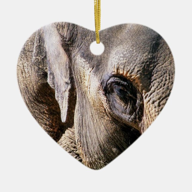 ELEPHANT CERAMIC ORNAMENT (Front)