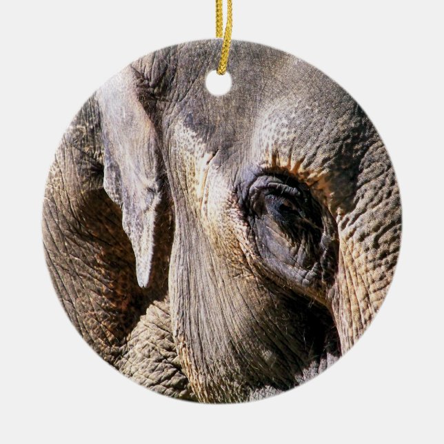 ELEPHANT CERAMIC ORNAMENT (Front)