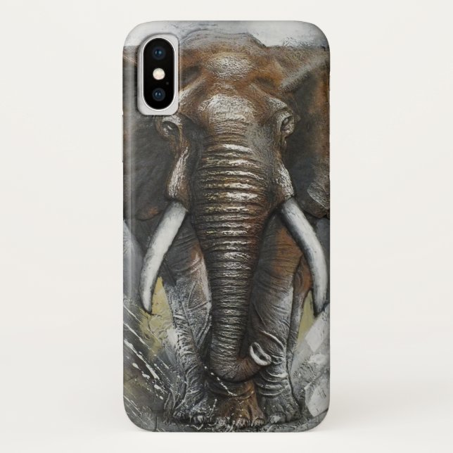 Elephant Charging Case-Mate iPhone Case (Back)