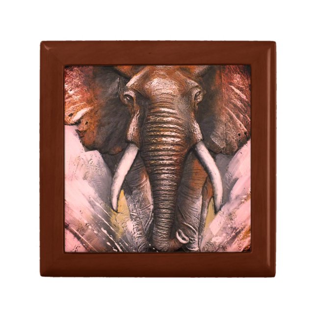Elephant Charging  Gift Box (Front)