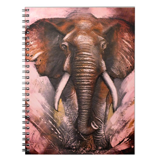 Elephant Charging Notebook (Front)