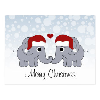 Christmas Elephants Cards - Greeting & Photo Cards | Zazzle