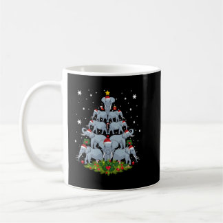 Elephant Christmas Tree Merry Xmas Elephant Gifts  Coffee Mug