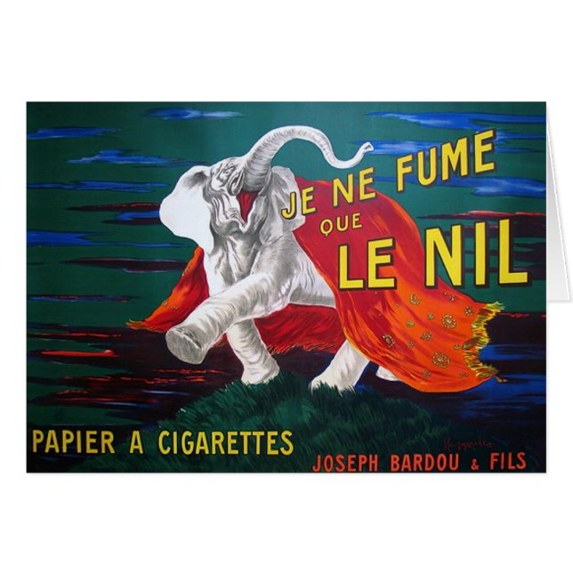 Elephant cigarettes-1900 cards (Front Horizontal)