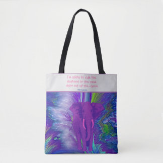 Elephant Color Spill Tote