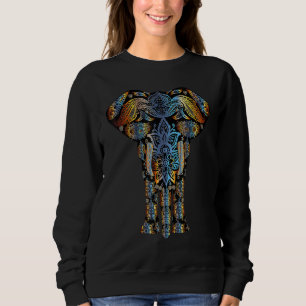 Elephant Colourful Elephant Sweatshirt