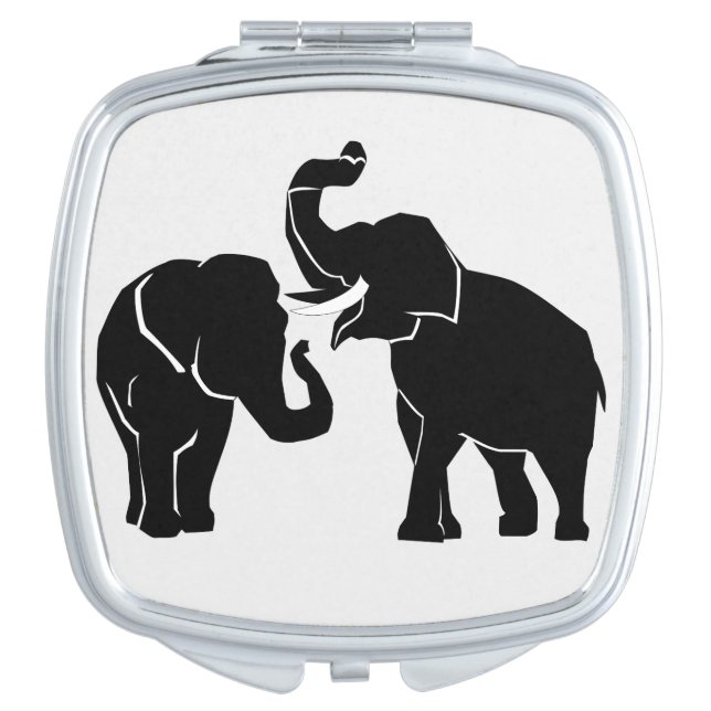 Elephant Compact Mirror (Front)