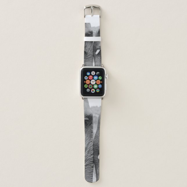 ELEPHANT COUPLE APPLE WATCH BAND (Front)